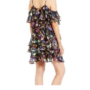 NWT Gianni Bini Tiered Cold Shoulder Dress Size XS